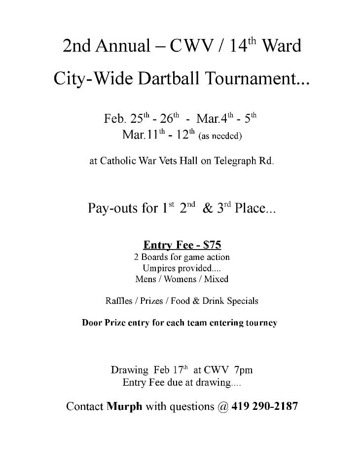 Toledo Dartball 201819